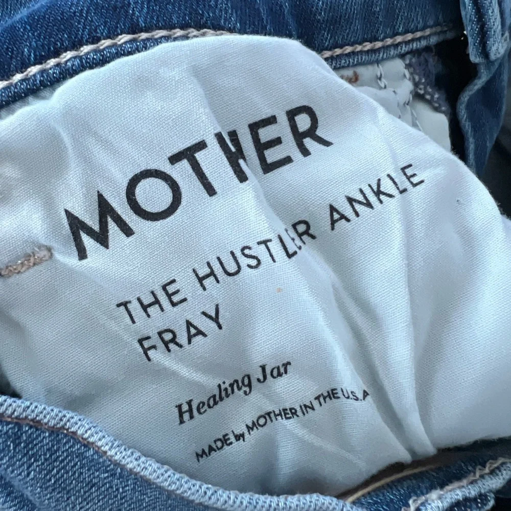 MOTHER Blue Cropped Flare Jeans - Picture 10 of 11